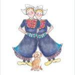 Ansichtkaart Boerinnen