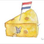 Ansichtkaart Ik vergeet je niet