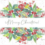 Ansichtkaart Merry Christmas