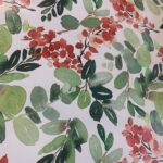 inpakpapier aquarel met bessen en takjes