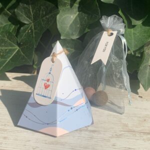 Cadeaubox Blossombs blauw
