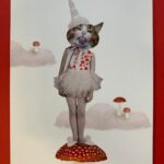 Ansichtkaart krazy kittens dansende kat