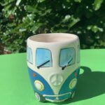 mok camper blauw voor