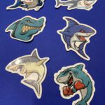 Stickerset Haai 3