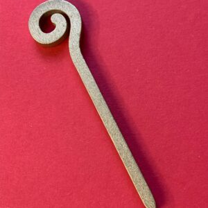 Houten staf decoratiehanger