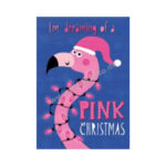 Ansichtkaart Pink Christmas