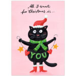 Ansichtkaart All I want for Christmas