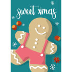 Ansichtkaart Peperkoekmannetje