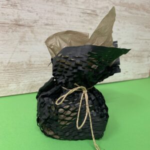 Inpakpapier set Honingraat zwart