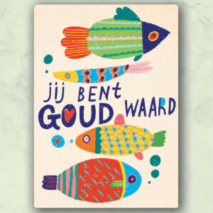 Ansichtkaart Goud Waard