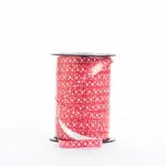 krulllint rood met hartjes