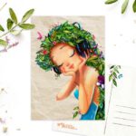 Ansichtkaart Genieten van Muziek