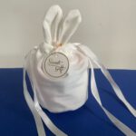 Zakje paashaas met blossombs eieren wit