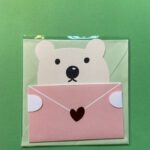 Geld-envelop ijsbeer