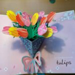 Pop up kaart Tulpenbos