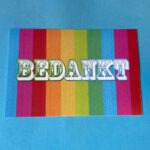 Ansichtkaart Bedankt