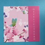 Wenskaart Gefeliciteerd (vierkant)