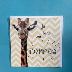 Wenskaart Je bent een Topper