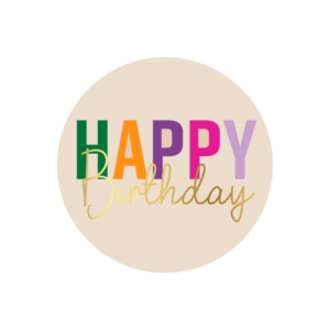 Stickers Happy Birthday