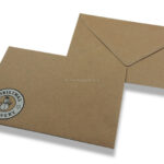 Envelop kraft Sneeuwpop