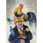 Ansichtkaart Cocktails