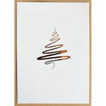 Ansichtkaart Gouden Kerstboom