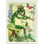 Ansichtkaart Kikkerkoning