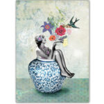 Ansichtkaart Bloempot