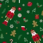 Inpakpapier Kerst Groen  | 70 x 200 cm