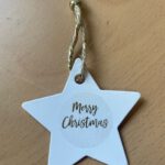 Cadeaulabel kerstster