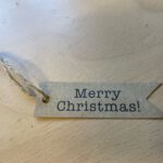 Cadeaulabel Merry Christmas kraft
