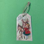 Cadeaulabel kerst Rendier