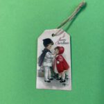 Cadeaulabel kerst Aankleden