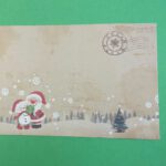 Envelop kerst tafereel