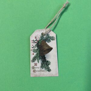 Cadeaulabel kerst Bel