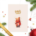 Kerstkaart Family Time