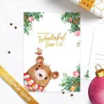 Kerstkaart Wunderful Time