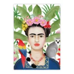 Ansichtkaart Frida Kahlo Coyoacan