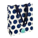 Rex London shoppingbag Blue on Cream