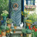 Ansichtkaart Bloementuin