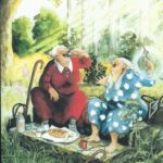 Ansichtkaart Picknick