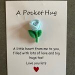 Pocket Hug Bloem Blauw