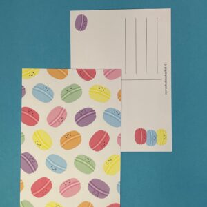 Ansichtkaart Macarons