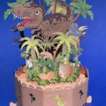 Pop up kaart Dinosaurus