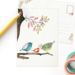 Ansichtkaart Eigenwijze Fladderaars Tak