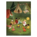 Ansichtkaart Kampvuur