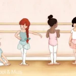 Ansichtkaart Balletklas