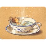 Ansichtkaart Relaxing Tea