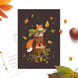Ansichtkaart Herfst