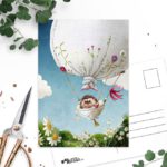 Ansichtkaart Luchtballon